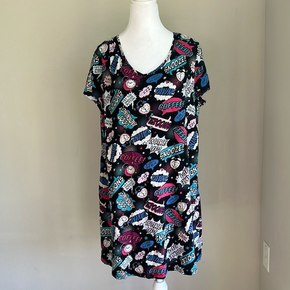 Secret Treasures women’s capped sleeve nightshirt - Picture 1 of 6